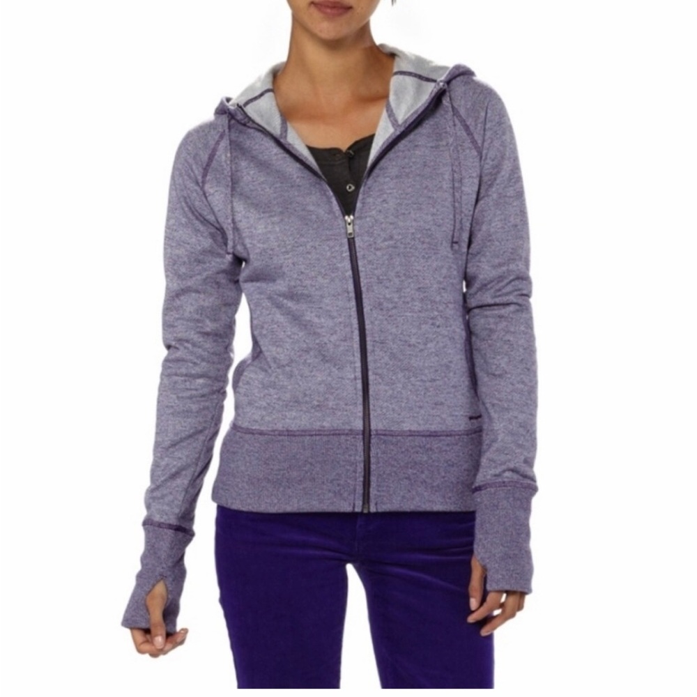 Patagonia Hoodies-Zip Full-Size-S-Color Purple-Excellent Condition
